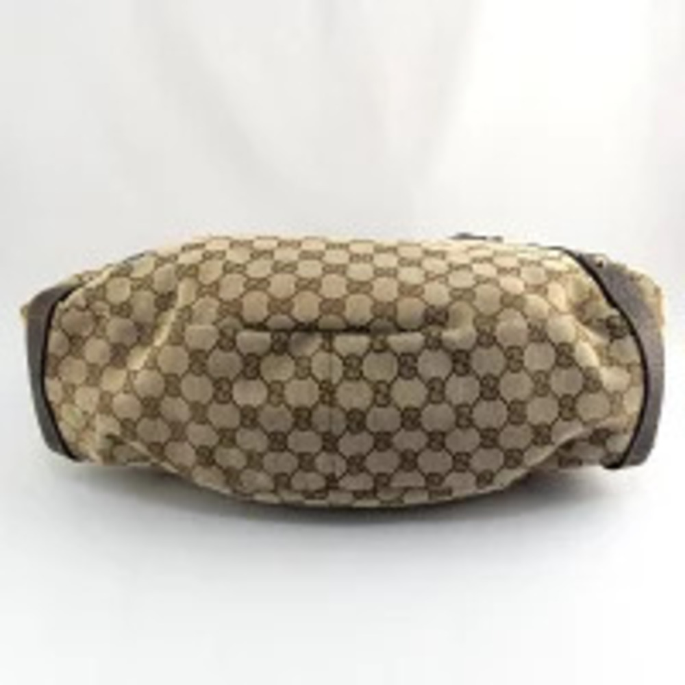 Gucci Bag Tote Canvas Shoulder GG Black